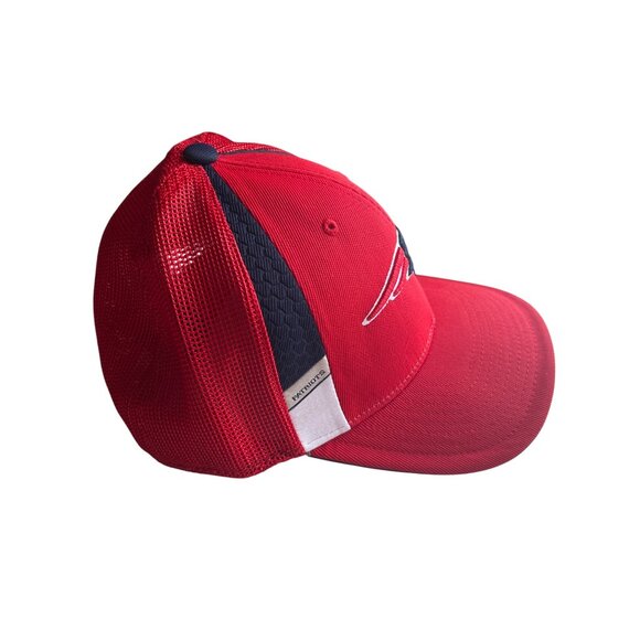 Reebok NFL Patriots Red Mesh Back Football Cap L/XL - Picture 3 of 7